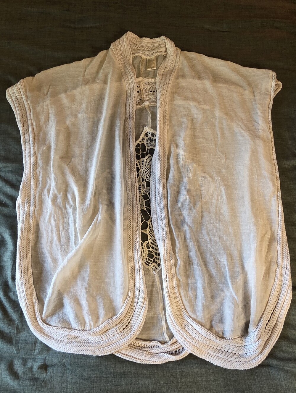 Crochet Detail Forgotten Grace Cardigan Size XL